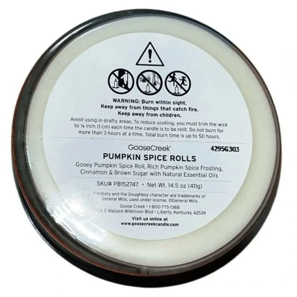 Goose Creek Little Debbie Pumpkin Spice Rolls 3-wick Candle